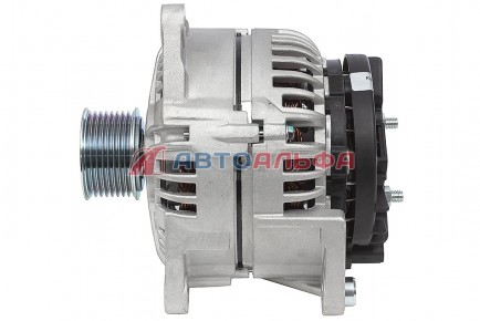 296.136 Генератор 24В 100А КАМАЗ, НЕФАЗ (120 град. 81 мм) Cummins (ISBe Евро4, 6ISBe250-Евро3) 4892320, 5259578 (аналог PRESTOLITE) - GILBER - 434х290